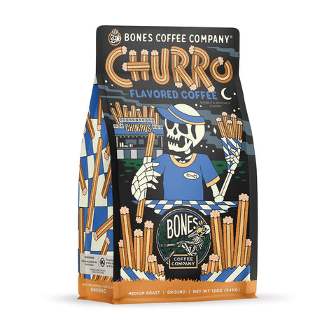 Bones Coffee Company - Churro Coffee | 12oz | Whole Bean & Ground