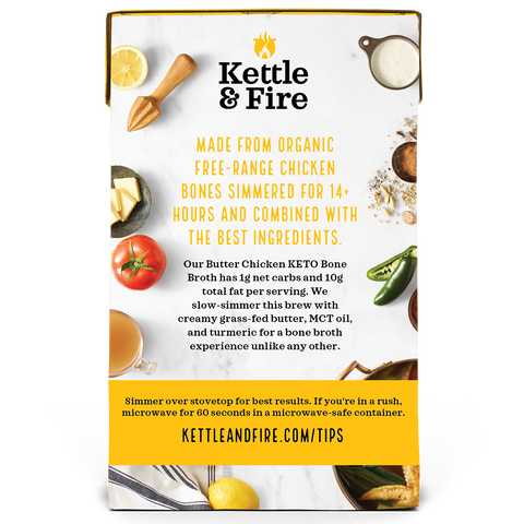 Kettle & Fire - Butter Chicken Keto Bone Broth 16.9oz