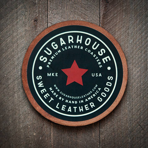 Sugarhouse Leather - Don't Fuck up the Table Leather Coaster