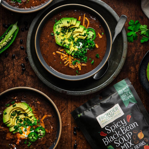 Frontier Co-op - Spicy Black Bean Soup Mix (Just Add Black Beans) Non-ETO