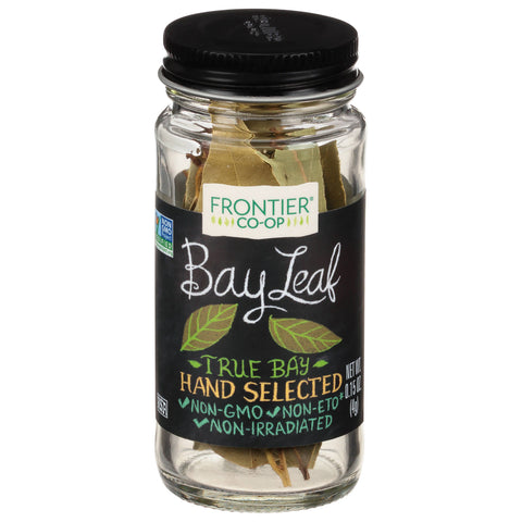 Frontier Co-op - True Whole Bay Leaf, Kosher, Non Irradiated, Non ETO 0.15 Oz