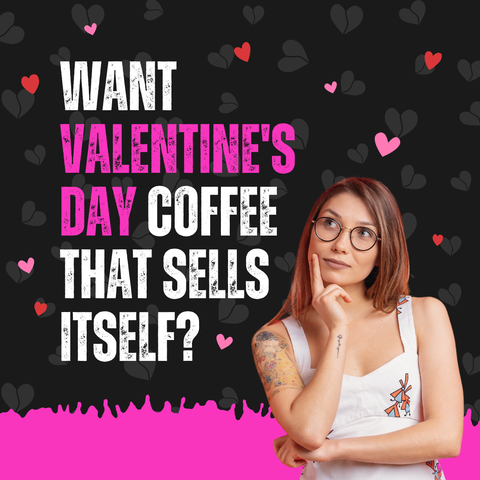 Bones Coffee Company - Coco Crush Flavored Coffee | Valentine's Day | Galentine's