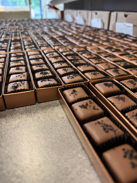 Mitchell's Fine Chocolates - Milk Chocolate Smoked Salt Bourbon Caramels