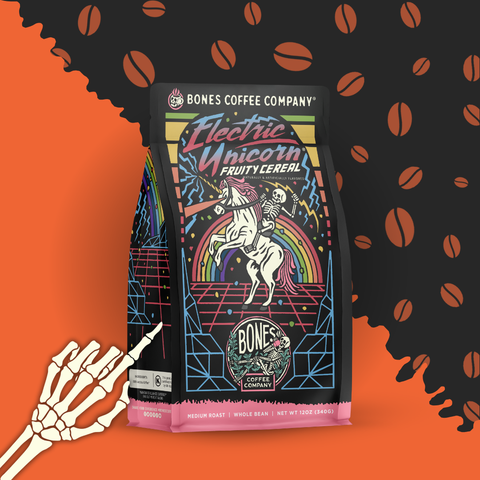 Bones Coffee Company - Electric Unicorn Coffee | 12oz | Whole Bean & Ground