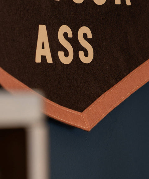 Oxford Pennant - Let Love Knock You On Your Ass Camp Flag • Jason Isbell x Oxford Pennant