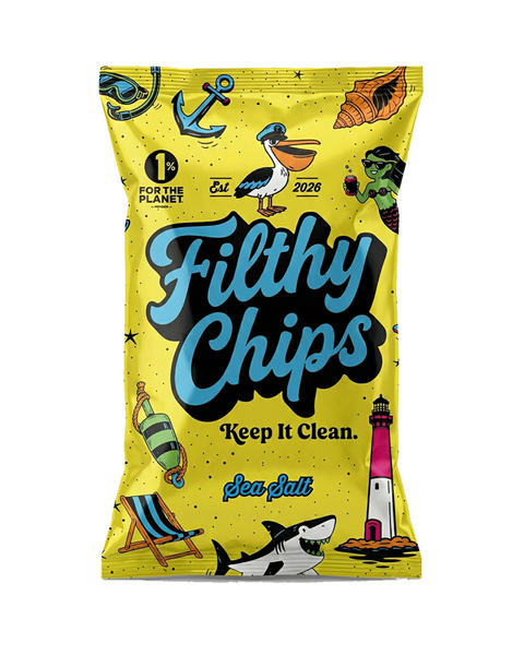 Filthy Chips - Sea Salt Avocado Oil Kettle Potato Chips - 2oz