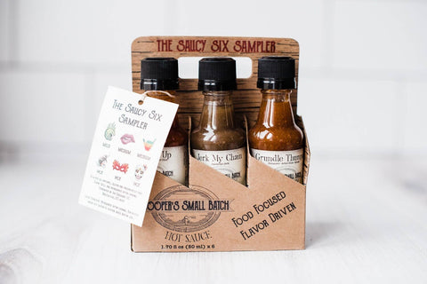 Cooper's Small Batch Hot Sauce - Sauxy Six Sampler