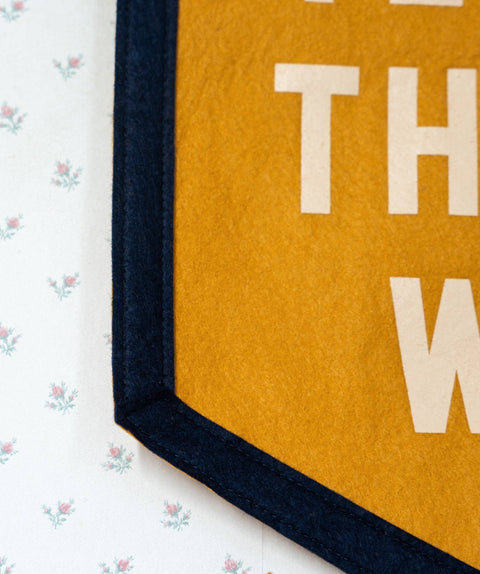 Oxford Pennant - Adversity Is A Terrible Thing To Waste Camp Flag • Unreasonable Hospitality x Oxford Pennant