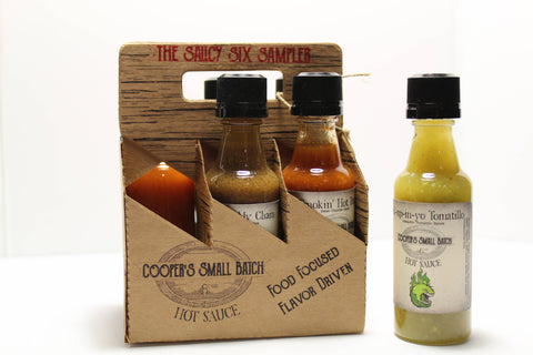 Cooper's Small Batch Hot Sauce - Sauxy Six Sampler