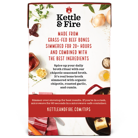 Kettle & Fire - Chipotle Beef Bone Broth 16.9oz