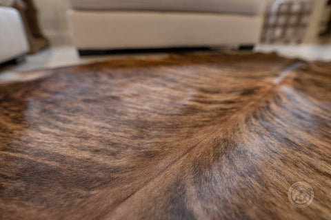 Sunshine Cowhides - Brindle Reddish Cowhide Rug