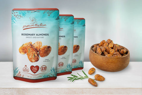 Nuts On The Run - Rosemary Almonds