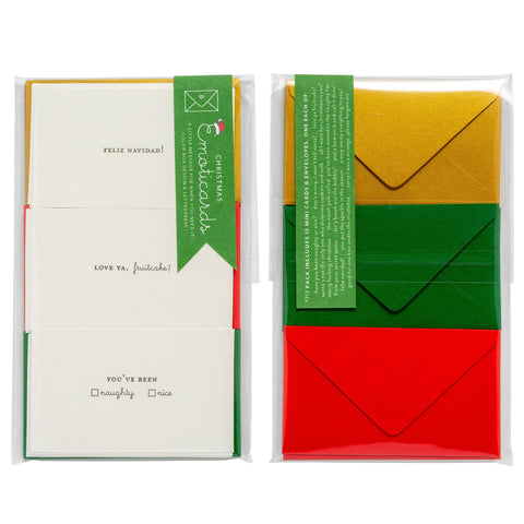 Color Box Design & Letterpress - Holiday/Christmas | Emoticards