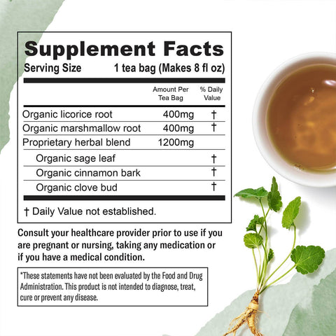 Numi Tea - Throat Soother (6 18-count boxes)
