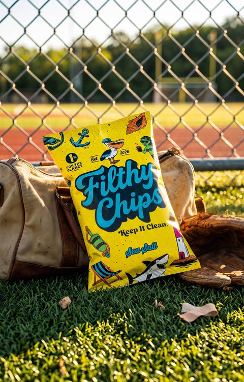 Filthy Chips - Sea Salt Avocado Oil Kettle Potato Chips - 2oz