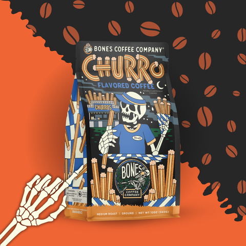 Bones Coffee Company - Churro Coffee | 12oz | Whole Bean & Ground