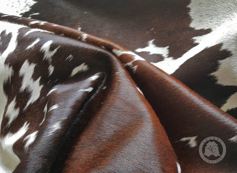 Sunshine Cowhides - Black & White Reddish Cowhide Rug