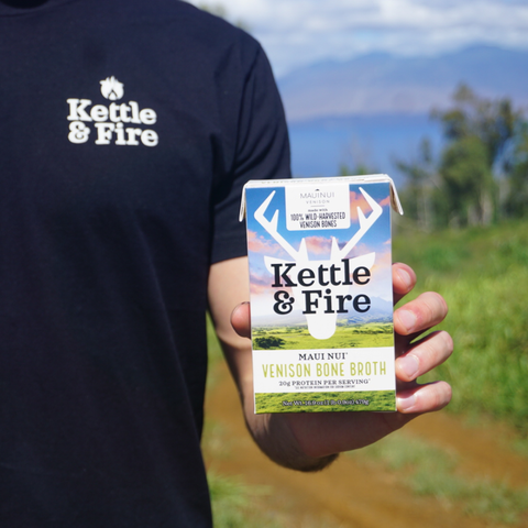 Kettle & Fire - Maui Nui Venison Bone Broth - 16.9 oz