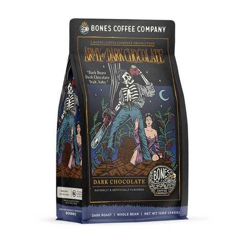 Bones Coffee Company - Army of Dark Chocolate Coffee | 12oz | Whole Bean & Ground