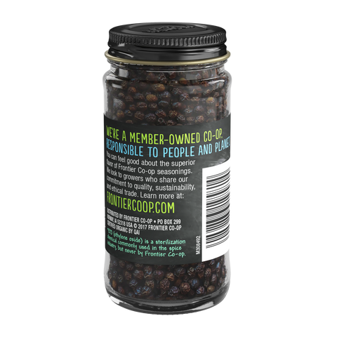 Frontier Co-op - Vietnamese Whole Black Peppercorns, Organic, Non ETO 2.12 Oz