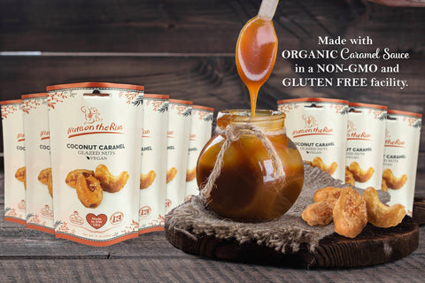 Nuts On The Run - Coconut Caramel Glazed Nuts
