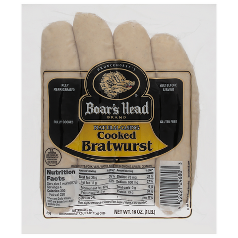 Boar's Head Bratwurst