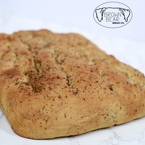 Brown Bear Bread Italian Focaccia