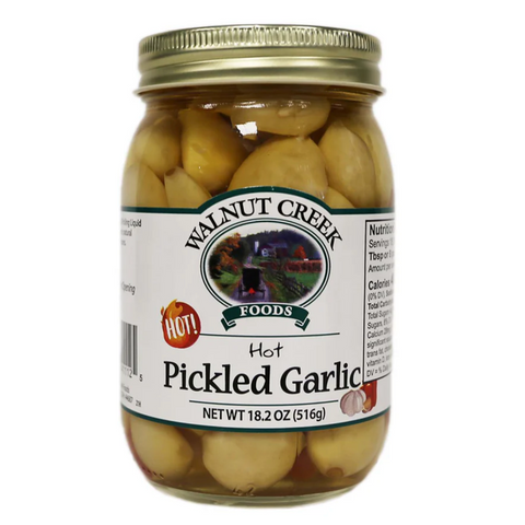 Walnut Creek Hot Pickled Garlic