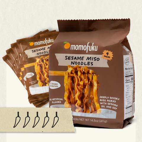 Momofuku - Sesame Miso Noodles | Instant Ramen | Noodles | Umami | Food