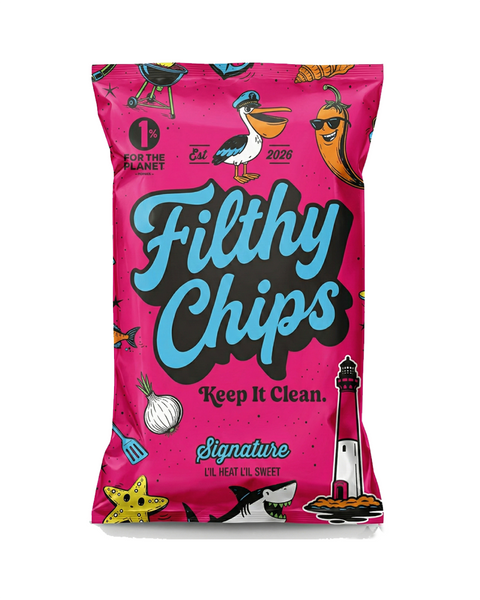 Filthy Chips - Signature Avocado Oil Kettle Chips, Lil Heat Lil Sweet - 2oz