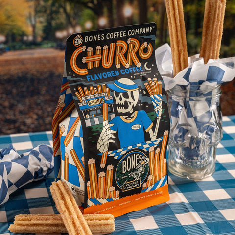 Bones Coffee Company - Churro Coffee | 12oz | Whole Bean & Ground