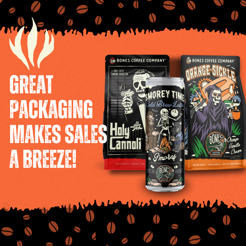 Bones Coffee Company - Colombia Single-Origin Coffee | 12oz | Whole Bean & Ground