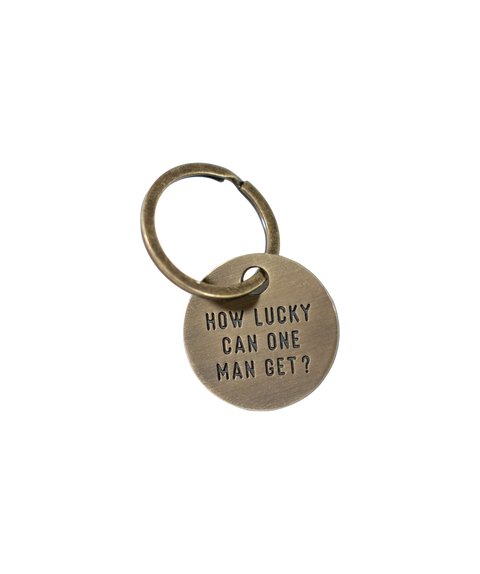Oxford Pennant - How Lucky Can One Man Get Keychain • John Prine x Oxford Pennant