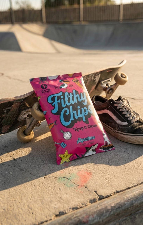 Filthy Chips - Signature Avocado Oil Kettle Chips, Lil Heat Lil Sweet - 2oz