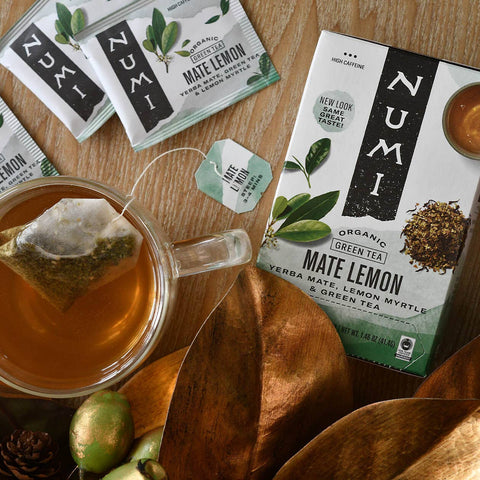 Numi Tea - Mate Lemon (6 18-count boxes)
