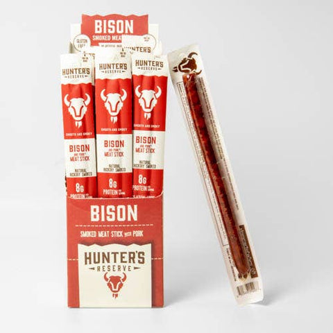 Hunter's Reserve - Bison Meat Sticks - 24 Pack