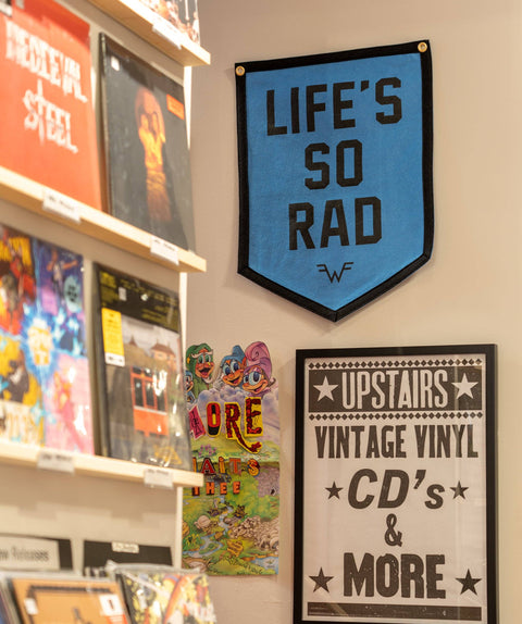 Oxford Pennant - Life's So Rad Camp Flag • Weezer x Oxford Pennant