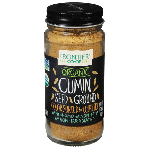 Frontier Co-op - Ground Cumin Seed, Organic, Kosher, Non Irradiated, 1.76 Oz