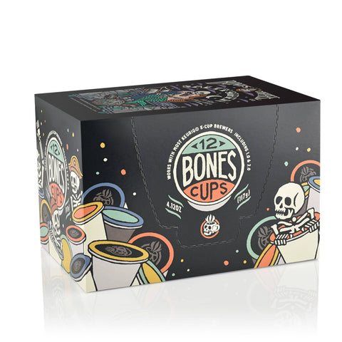Bones Coffee Company - Salty Siren Coffee Pods | 12 Count | Flavored Coffee Pods