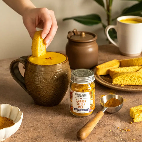Burlap & Barrel - Saffron Golden Milk - Single Origin Spice Blend