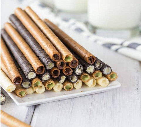 Sunflower Food Company - DOLCETTO MEYER LEMON WAFER ROLLS (3 oz canister)