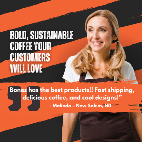 Bones Coffee Company - Costa Rica Single-Origin Coffee | 12oz | Whole Bean & Ground
