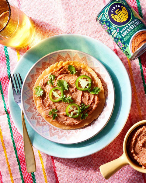 Siete Foods - VEGAN BEANS MIX PACK - 12 RANCHERO + 12 CHARRO