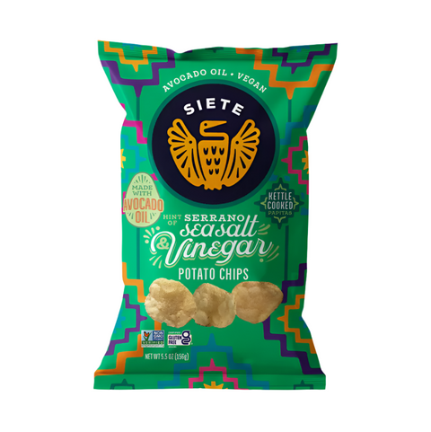 Siete Maiz Sea Salt & Vinegar Corn Chips